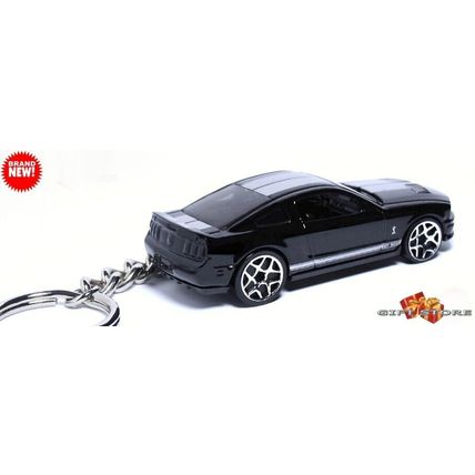 RARE KEYCHAIN BLACK FORD SHELBY MUSTANG GT500 GREAT GIFT or DESK DISPLAY