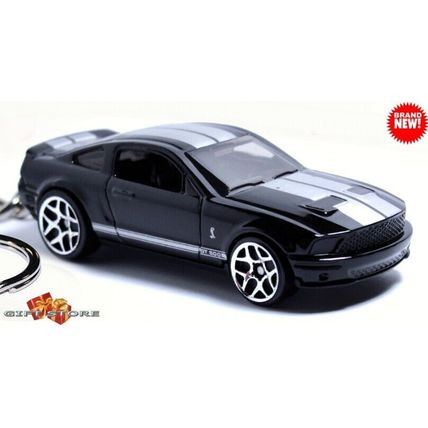 RARE KEYCHAIN BLACK FORD SHELBY MUSTANG GT500 GREAT GIFT or DESK DISPLAY