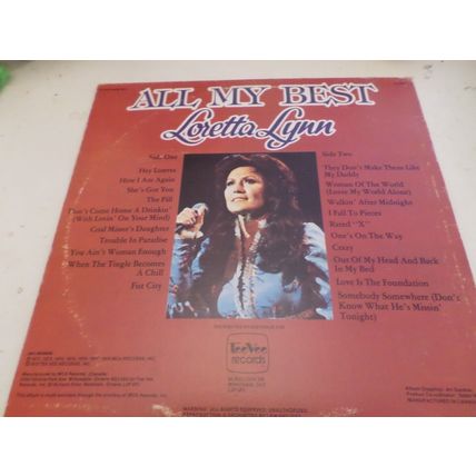 Loretta Lynn - 3 x Vinyl LP`s - We've Come A Long Way, Baby/This Is/All My Best