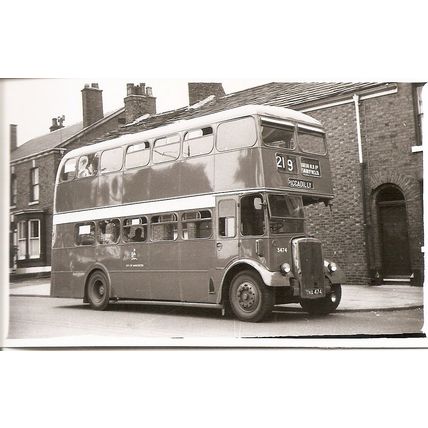 Black & White Photograph of Manchester Corporation Transport - TNA 474