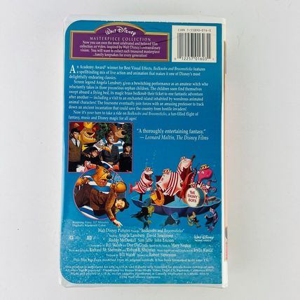 Walt Disney Masterpiece Collection Bedknobs And Broomsticks VHS Video Tape