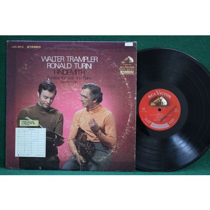 Trampler/Turini - Hindemith: Sonatas for Viola and Piano - LSC 3012 - VG+