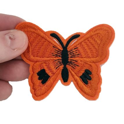 Butterfly Sew On Embroidered Patch Badge Patches Logo Fancy Badges P650