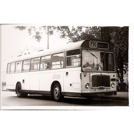 Black & White Photograph of Bristol Omnibus Co. Ltd. - THU 358G
