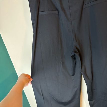 TSFUL Women's Wide Leg Dress Pants Black Stretch Elastic Waist 3XL
