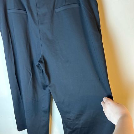 TSFUL Women's Wide Leg Dress Pants Black Stretch Elastic Waist 3XL