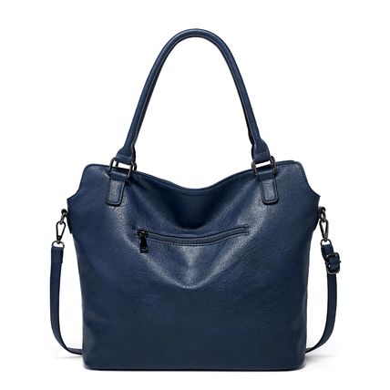 Large Capacity Women's Crossbody Handbag Two Piece Blue
