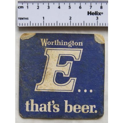 Vintage Beer Mat - Worthington E