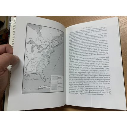 1972 1ST EDITION "WITH WOLFE TO QUEBEC" OLIVER WARNER HARDBACK BOOK (P4)