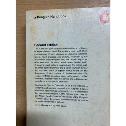 1976 "COOKING FOR SPECIAL DIETS" RECIPES VINTAGE PAPERBACK BOOK (P3)