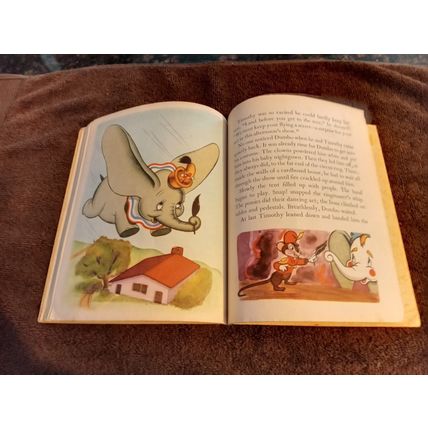 Little Golden Book Walt Disneys Dumbo By Mary Reed PhD VG 4.0 (I) Edition 1947