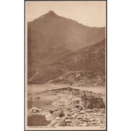 Snowdon from Llyn Llydaw, Caernarvonshire, 1944 - Postcard