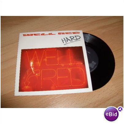 well red,hard. 1988 7" picture sleeve.virgin, vs 1112