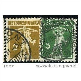 1909/1911 Michel 111+113 - #2 fine used (o) - type II