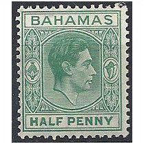 Bahamas 1938 SG149 1/2d Green Mounted MInt ..