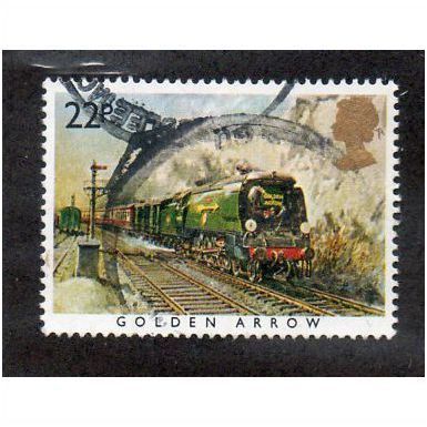 1985 22P 'FAMOUS TRAINSFINE USED (EBID22-898)