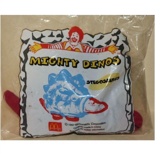 1997 McDonalds International Mighty Dinos Stegosaurus Mint in Package