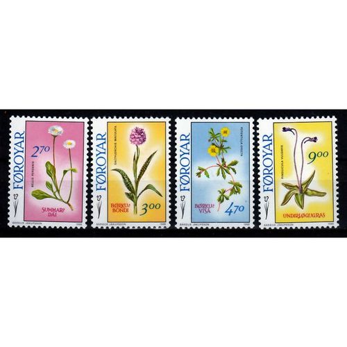 Faeroer mi 162,165 Bloemen postfris
