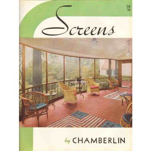 chamberlin metal weather strip company 1938 screens vintage catalog