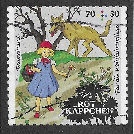 GER 2016 €0.70+0.30 (S/A) 'WELFARE - RED RIDING HOOD' FINE USED (EBID60-408)