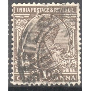 India 1911 - SG 203 - KGV1 1a brown - used