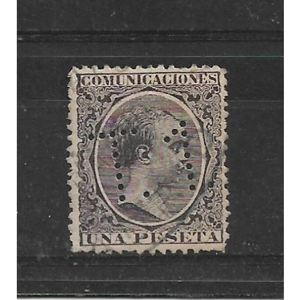 Spain.SG286 1p King Alfonso XIII (Purple).Fine Used.Feb22