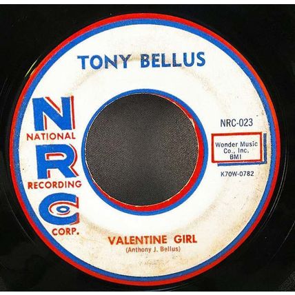 Tony Bellus - Valentine Girl / Robbin' The Cradle Vinyl 45