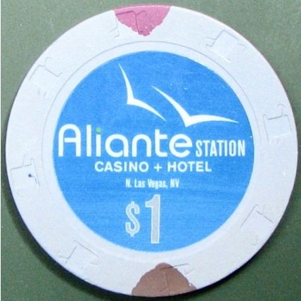 Aliante. $1 Casino Chip. N. Las Vegas, NV. Z95.