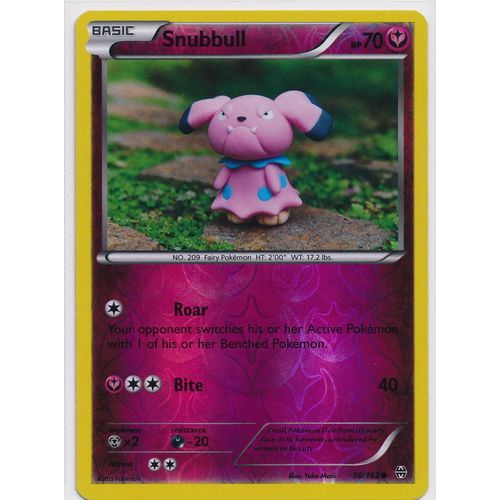 Pokemon XY BREAKThrough #098/162 Snubbull Rev Holo