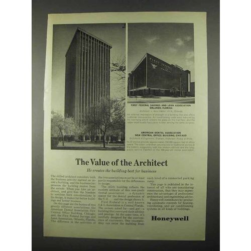 1967 Honeywell Automatic Controls Ad - Architect