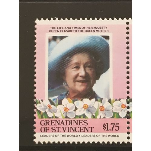 St Vincent Grenadines 1985 Queen Elizabeth Mother $1.75 Mint SG 409 Sc 499 stamp