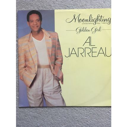 AL JARREAU - MOONLIGHTING / GOLDEN GIRL (UK 1987 12" VINYL SINGLE)