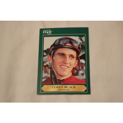 Corey Black 1991 Jockey Star NO. 45