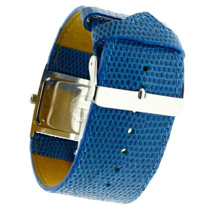 Luxury Wide Brand Leather Watch Wristwatch Fashion Quartz Rectangular Oval Watch