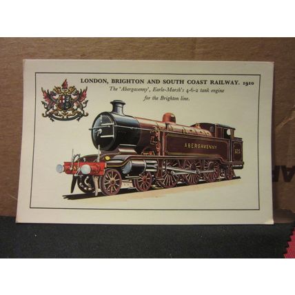 LONDON, BRIGHTON AND SOUTH COAST RAILWAY unused postcard BSL15 Colourmaster =