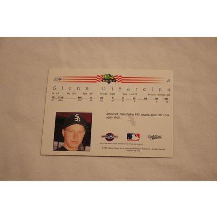 Glenn DiSarcina 1992 Classic Best NO. 259