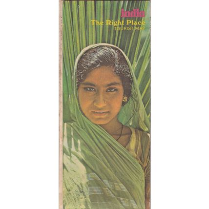 India - 1976 - Official Indian Government Tourist Map