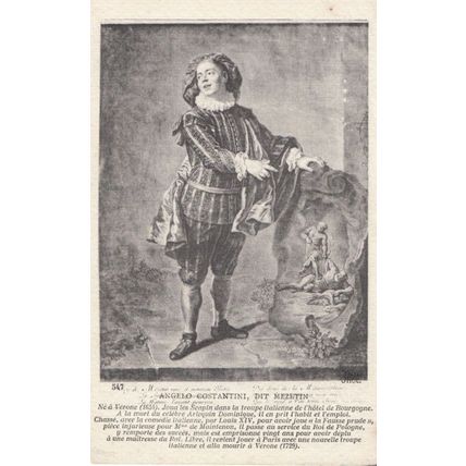 Angelo Constantini Verone Antique Painting Postcard
