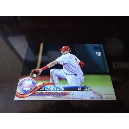 2018 Topps Card # 219 J.P. Crawford Near Mint (7) Philadelphia Phillies (AA)