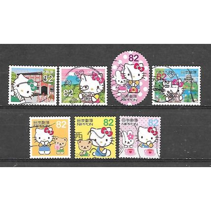 Japan ( Japon ) 2015 - Hello Kitty OBLITERE ( USED )
