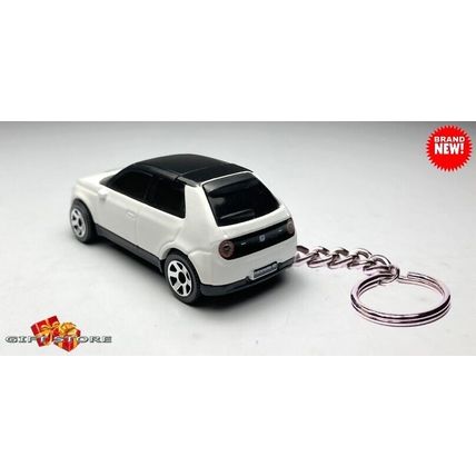 HTF KEY CHAIN WHITE HONDA E EV ELECTRIC CUSTOM Ltd EDITION GREAT GIFT or DIORAMA