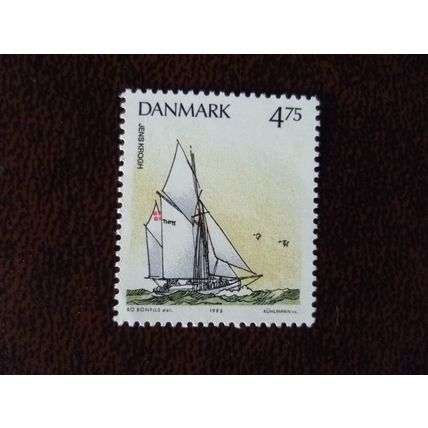 Denmark 1993 Training Ships 4k 75 Jens Krogh unmounted mint stamp SG1005 sailing