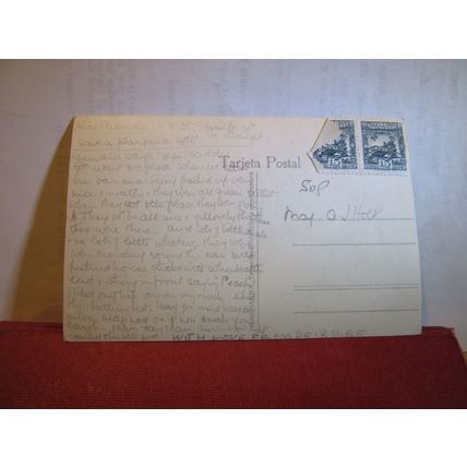PLANTAINS,fruit from SPAIN used postcard RP dated 1935 =