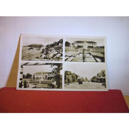 multiview, PIETERSBURG, SOUTH AFRICA used vintage postcard RP 1950s =
