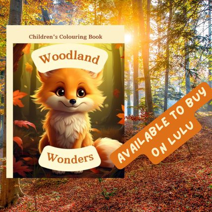 Woodland Wonders Children's Colouring Book Premium Edition
