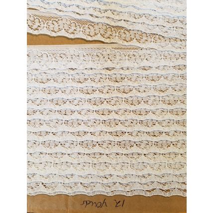 Vintage Lace Trim - Ivory 7/8" x 12 Yards