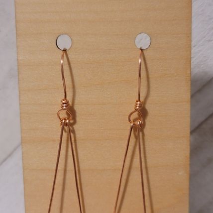Handmade Mother Of Pearl Tear Drop Earrings