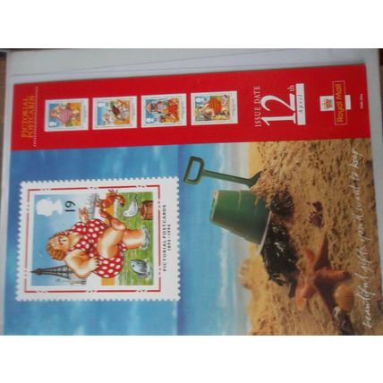 ROYAL MAIL A4 POST OFFICE POSTER 1994 PICTORIAL POSTCARDS BLACKPOOL 494