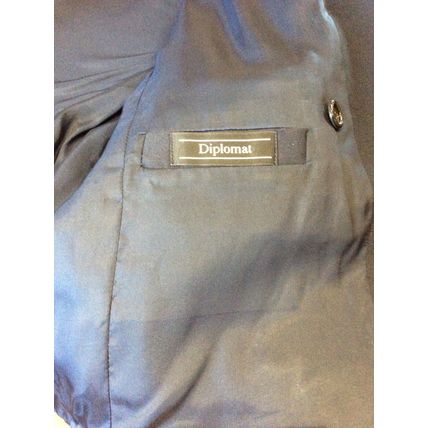 Mens Navy Blue Diplomat Jacket / Blazer 38 Regular Plain RRP £84.99