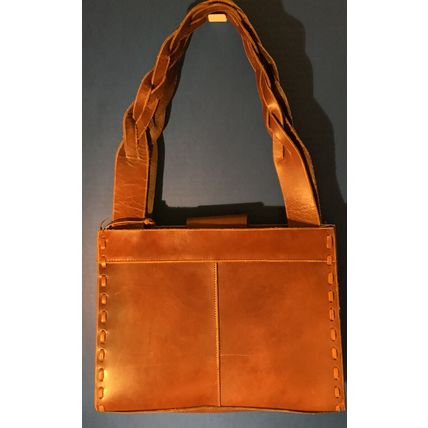 Beautiful Dark Brown Leather El Portal Handbag